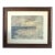 Midcentury French Impressionist Coastal Oil Painting For Sale