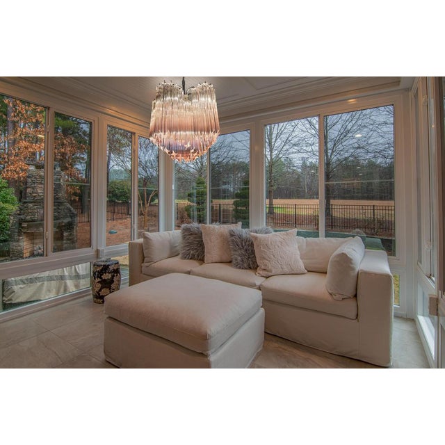 Murano Glass Chandeliers, 1990s, Set of 2 For Sale - Image 15 of 18