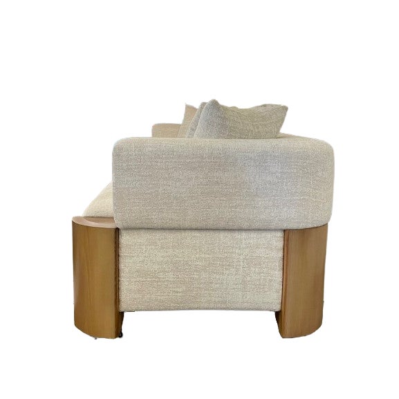 Wood Alfredo Paredes Blackberry Sofa For Sale - Image 7 of 8