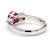 2020s Gia Certified 2 Carat Pigeon Blood Burma Ruby Platinum Ring, Size 6.25 For Sale - Image 5 of 12
