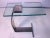 Modern Modernist Chrome and Glass Table For Sale - Image 3 of 11