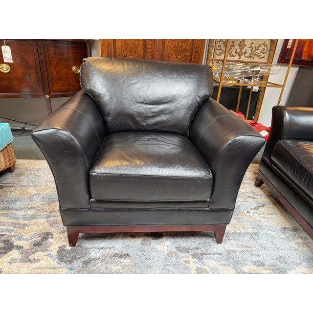 Stickley Stickley Keeler Lounge Chair + Ottoman, Set For Sale - Image 4 of 12