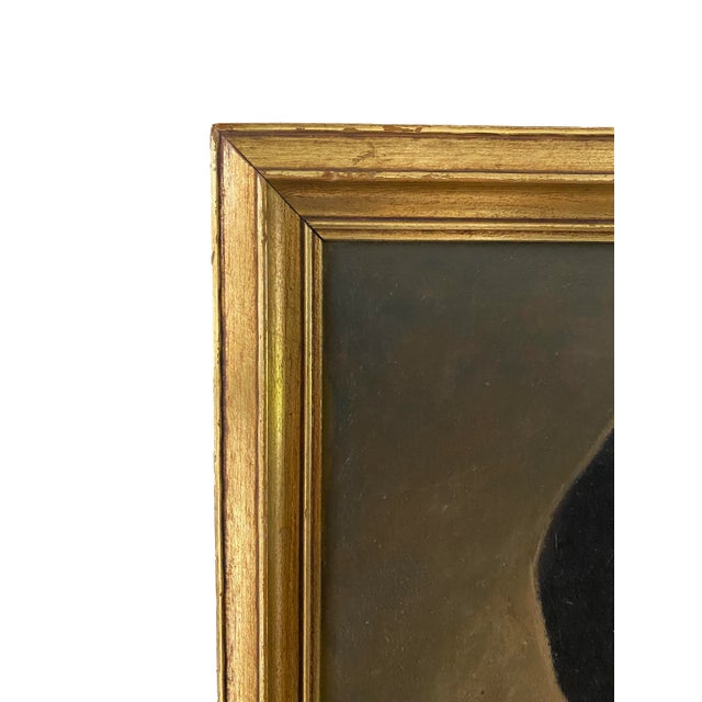 Gold Antique Painting Inspired by the Original Dutch Masterpiece Laughing Cavalier For Sale - Image 8 of 12