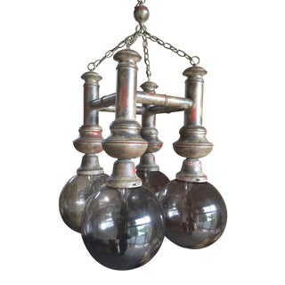 Phyllis Morris Mid-Century Globe Fixture For Sale