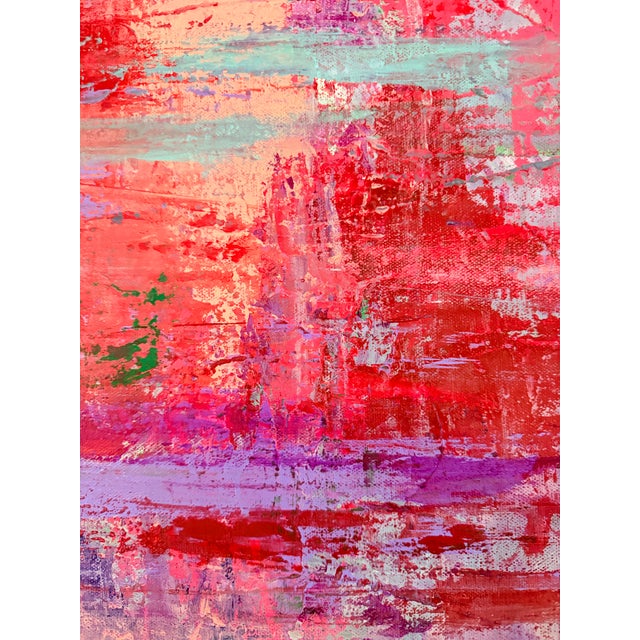 Colorful Abstract Painting "Luminosity" by Arlene Carr For Sale In New York - Image 6 of 7