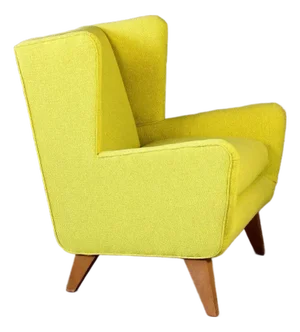 Vintage Mid Century Modern Wingback Arm Chair