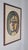 An exquisite framed shiny polychrome print of Picasso Vallauris ceramic plates depicting a colorful face. The color print...