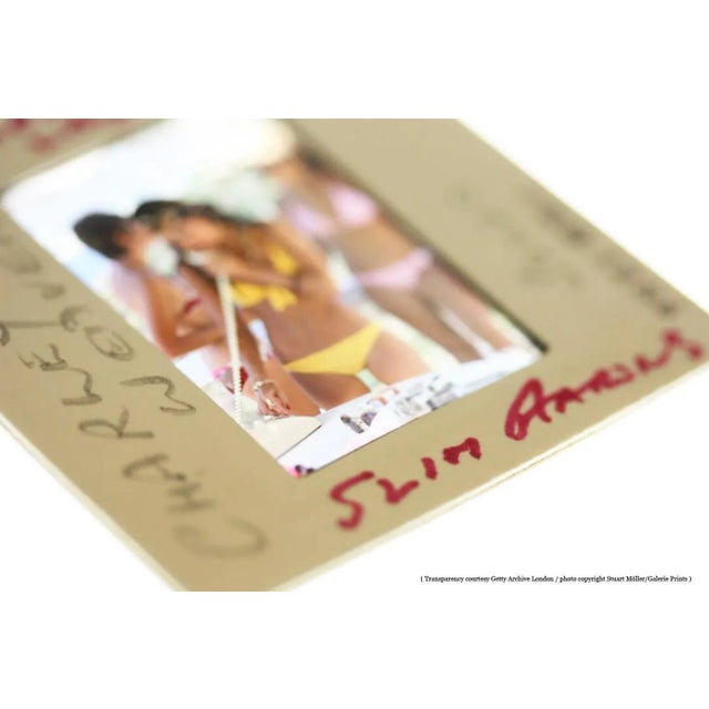 Nirvana' by slim aarons limited edition estate print numbered in ink & emboss stamped limited to 150 only. The pool at...