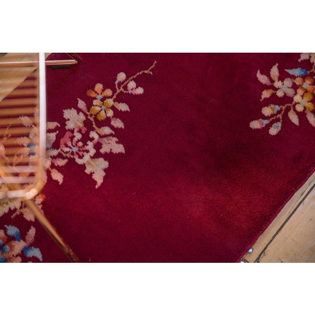 Vintage Nichols Art Deco Rug Runner - 2' X 3'9" For Sale - Image 9 of 10