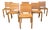 Vintage Teak Dining Chairs, 1980s, Set of 6 For Sale