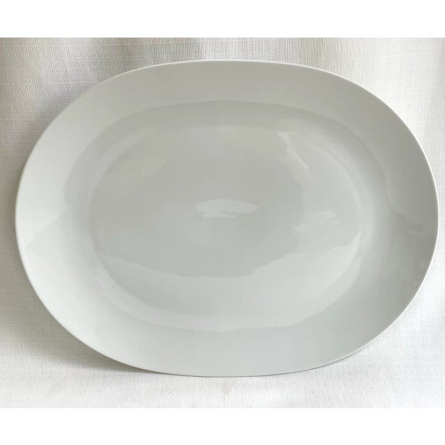 Contemporary 1990s Studio Nova White Serving Platter & Bowl For Sale - Image 3 of 9