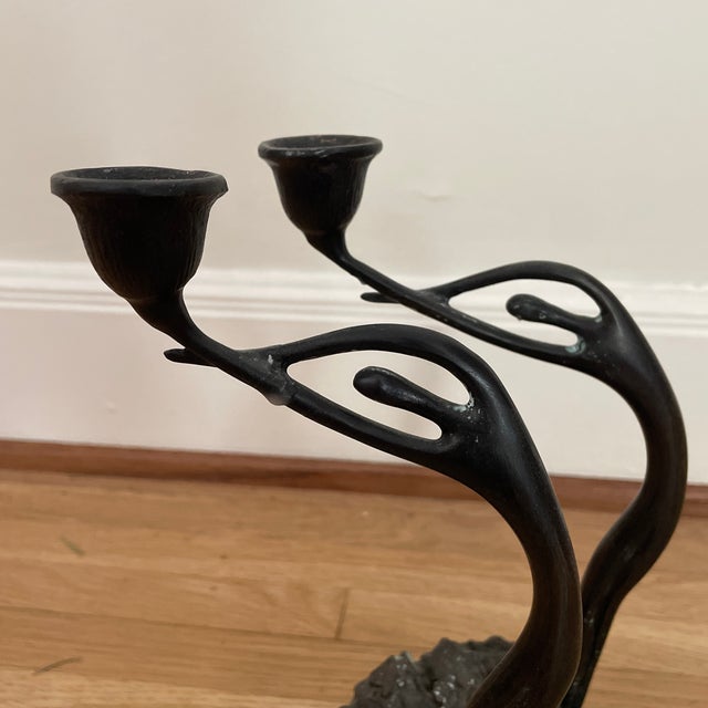 American 1990s Ruth Bloch Candlesticks For Sale - Image 3 of 12