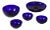 Elsa Peretti For Tiffany & Co Venetian Blown Glass Blue Cobalt Collection - 5 Pieces For Sale