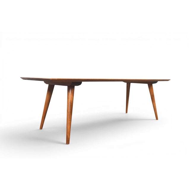 Winchendon Furniture Company Mid 20th Century Paul McCobb Model 1544 Planner Group Bench / Coffee Table in Solid Maple For Sale - Image 4 of 8