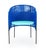Contemporary Blue Caribe Dining Chair by Sebastian Herkner, Set of 4 For Sale - Image 3 of 17
