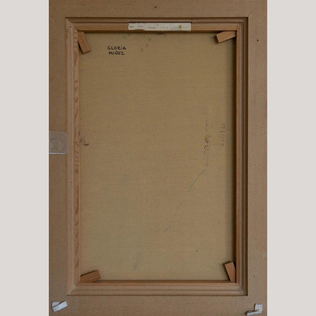 Gloria Muñoz, Study of Church Exterior, 1970s, Oil on Canvas For Sale - Image 10 of 12