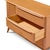 Heywood Wakefield Mid Century Champagne Tambour Door Sideboard Credenza With Hutch For Sale - Image 10 of 12