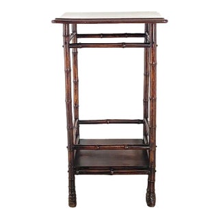 Vintage Bamboo Table For Sale