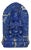 Finest Lapis Lazuli Tibetan Makahala Statue 9.5" Natural Gemstone Hand Carved For Sale