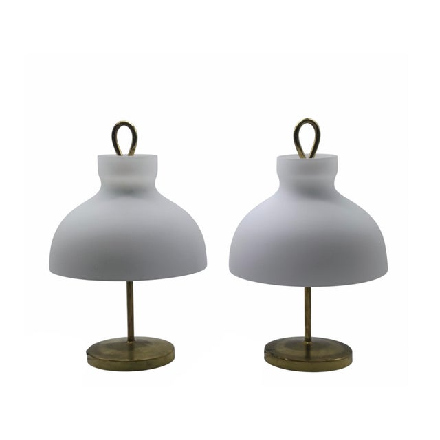 Vintage Italian Arenzano Table Lamps by Ignazio Gardella for Azucena, 1960s, Set of 2 For Sale - Image 9 of 9