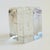 Mid 20th Century Glass Block Candle Holder For Sale - Image 5 of 10