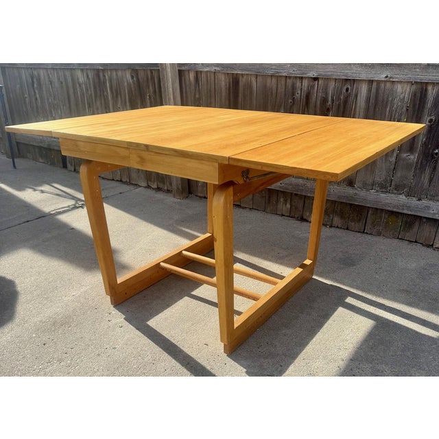 Wood Edward Wormley for Drexel Extension Dining Table For Sale - Image 7 of 10