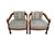 A set of two classic Giorgetti armchairs in Art Deco style from the 1975 Gallery collection. These elegant chairs are...