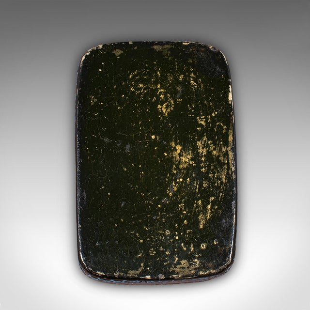 Small Antique Sharing Box, Japanese, Lacquered, Meiji, Keepsake Case, Victorian For Sale - Image 10 of 10