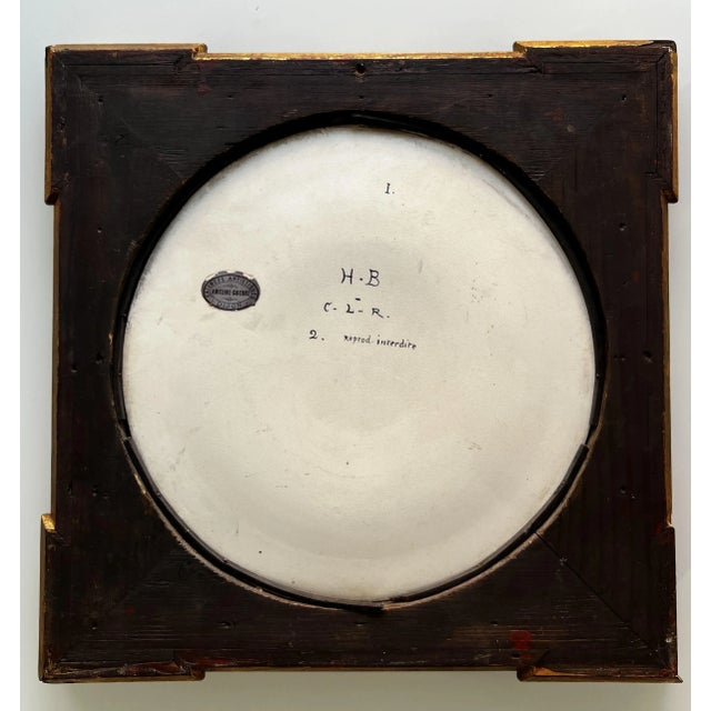 1900 - 1909 Hand-Painted Earthenware Wall Plate, 1900 For Sale - Image 5 of 9