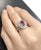 GRS Certified 2.33 Carat Pink Sapphire and Diamond Cocktail Ring in 18K White Gold. This stunning piece features a rare...