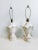 A great pair of Vintage white speckled conch shell lamps. What a great addition to you coastal home as is or paint a new...