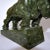 Spinach Jade Charging Bull Oxen Statuette Figurine on Pedestal For Sale - Image 4 of 11