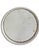 Navy Blue Maxey Floral Metal Serving Tray, 16-Inch Round, Folk Art Style Vintage MCM Boho For Sale - Image 8 of 8