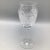 Transparent Antique Deep Cut Star Pattern Crystal Wine Glasses-Set of 6 For Sale - Image 8 of 13