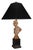 Neoclassical Pair of French Neoclassical Daphne & Apollo Oak Lamps For Sale - Image 3 of 9