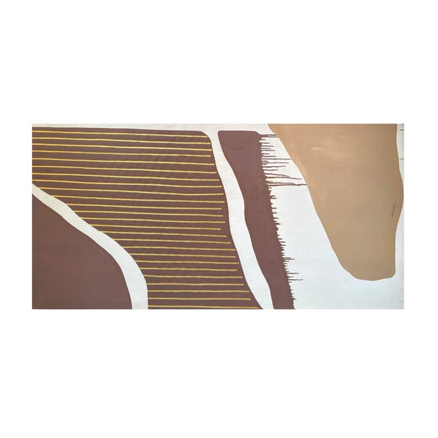 Barbara Beck Large Scale Abstract Oil Painting on Canvas. Beck’s work is inspired by artist such as Helen Frankenthaler,...