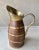 Farmhouse Late 19th/Early 20th-Century French Coopered Oak Jug With Brass Braces & Copper Rivets For Sale - Image 3 of 13