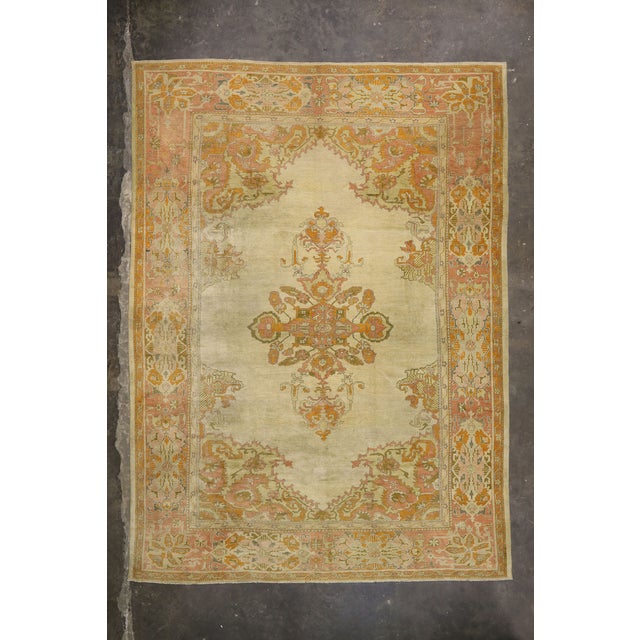 Late 19th Century Turkish Oushak Rug, 11'08 X 16'00 For Sale - Image 12 of 12