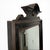 Antique mirror with console in black. The set consists of two parts: the mirror at the top and the console at the bottom....