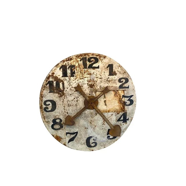 Late 19th Century Large Clock Face For Sale In Salt Lake City - Image 6 of 6