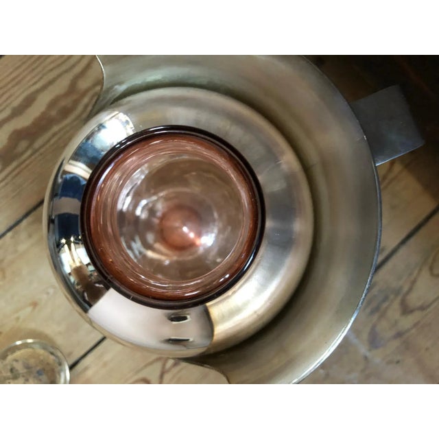 Mid-Century Silver Thermos For Sale - Image 3 of 7