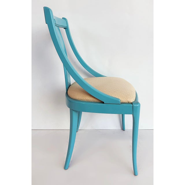 Paco Capdell for Sillerias Alacuas Spanish Lacquered Chairs, 1990s, Set of 4 For Sale - Image 4 of 16