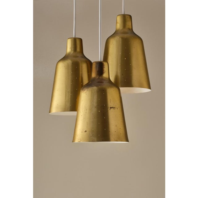 Hans Bergström Vintage Brass Pendant Lamp by Hans Bergström, 1950s For Sale - Image 4 of 8