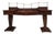 Late 19th Century Monumental Antique English Regency Revival Flame Mahogany Executive Desk For Sale