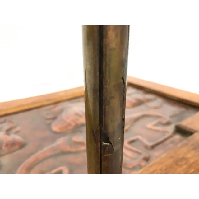 Arts & Crafts Oak & Copper Umbrella Stand by Shapland & Petter, c.1900 For Sale - Image 11 of 11