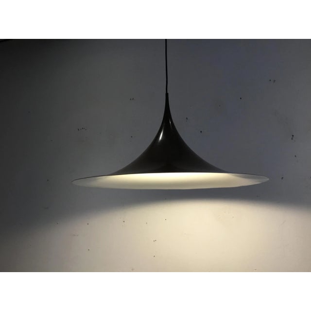 Semi or Witch Hat Pendant Lamp from Fog and Mørup, Denmark For Sale - Image 5 of 8