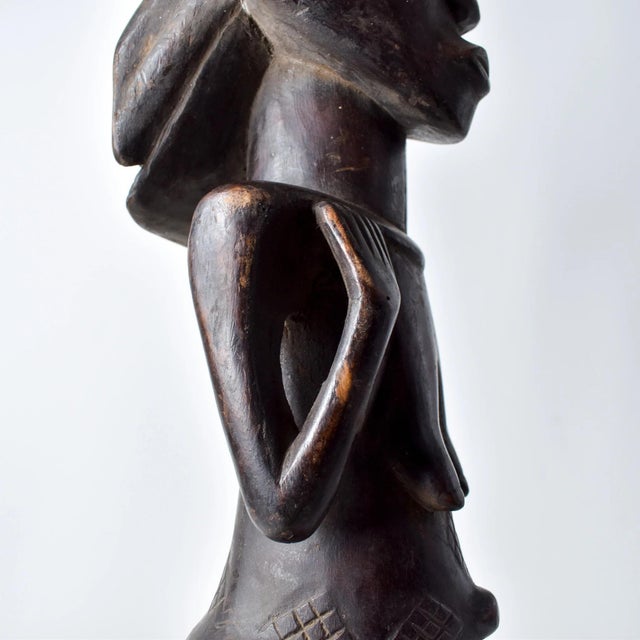 Early 20th Century Tabwa Standing Female Figure For Sale - Image 17 of 17