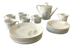 1970s Scherzer Dessert Set - 19 Pieces