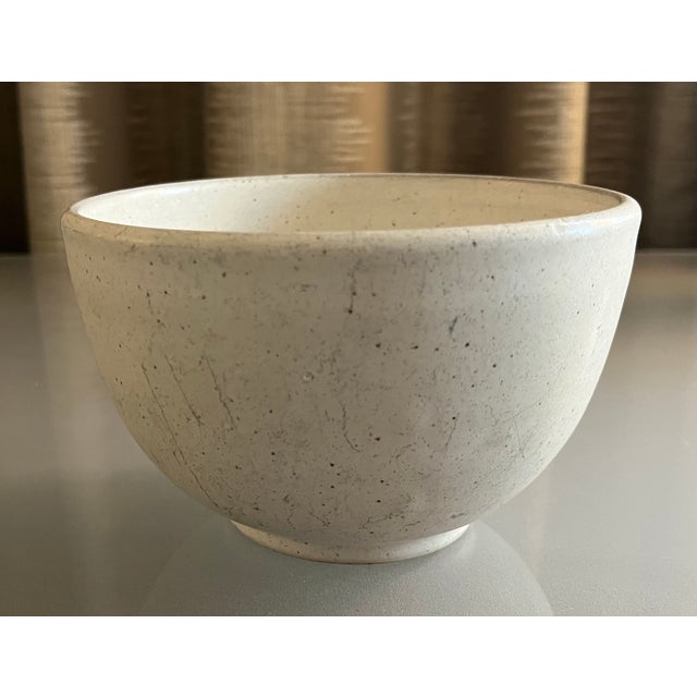 Mid-Century Modern Mid-Century Modern American Art Pottery Small Footed Bowl For Sale - Image 3 of 14
