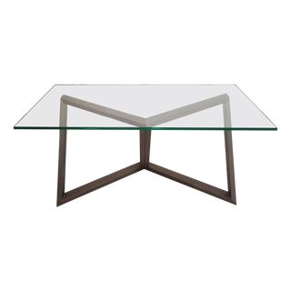 Rebis Iron Table with Crystal Top by Nato Frascà, Italy, 1970s For Sale